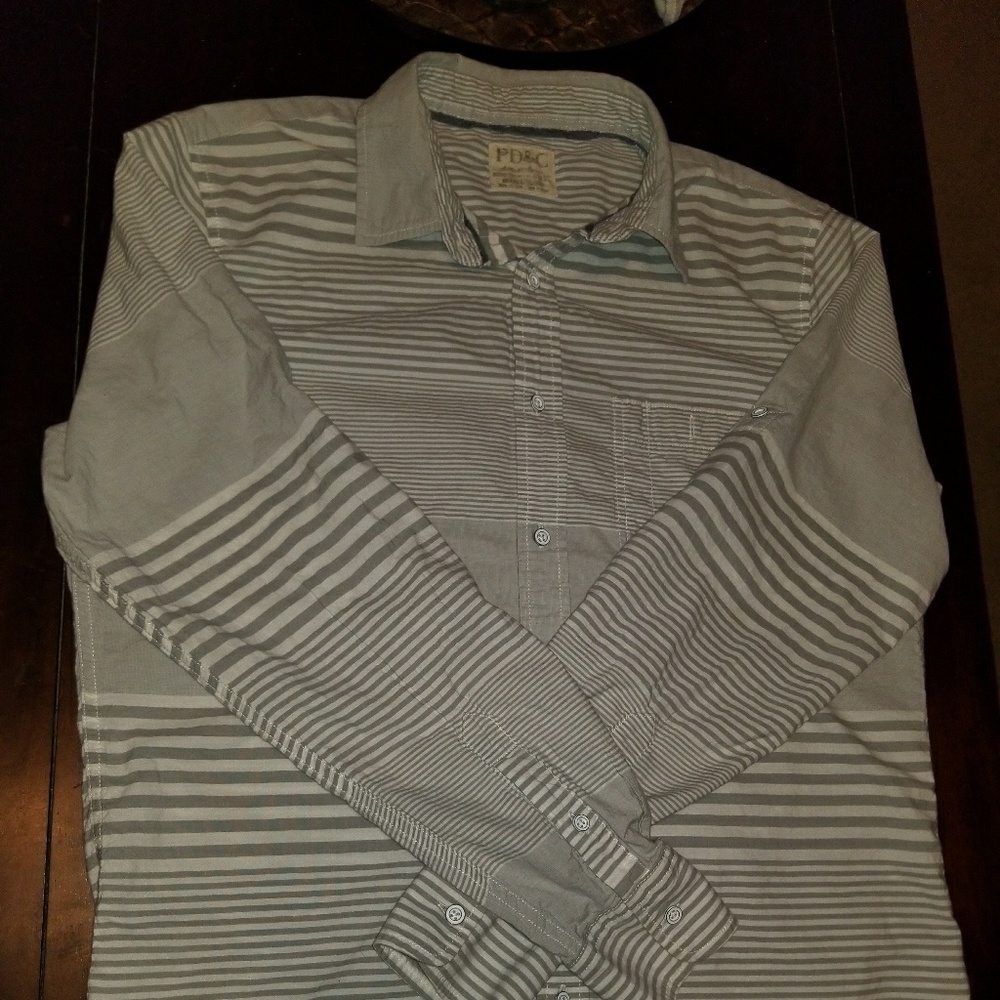Men's striped dress shirt